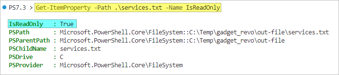 powershell redirect to file