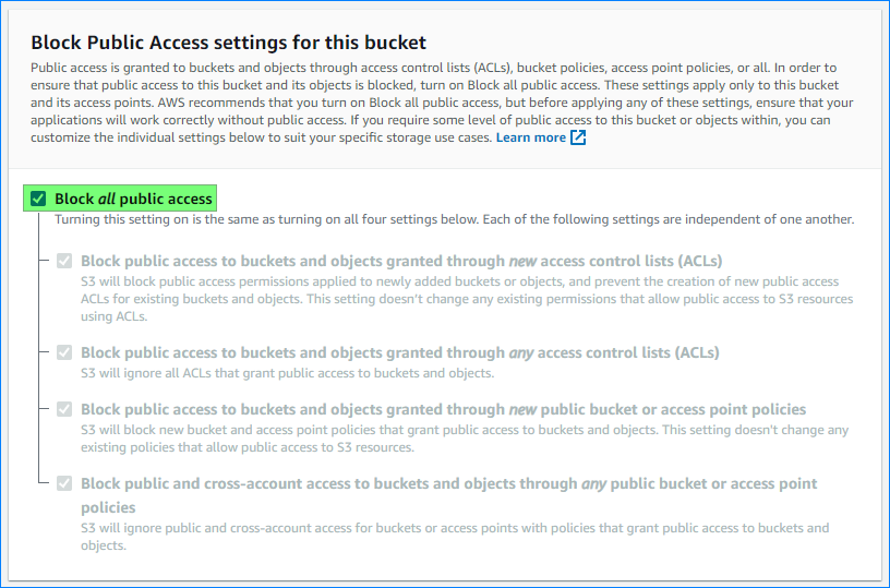 aws s3 bucketpolicy