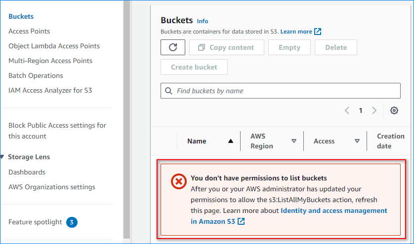 create iam user for s3 bucket