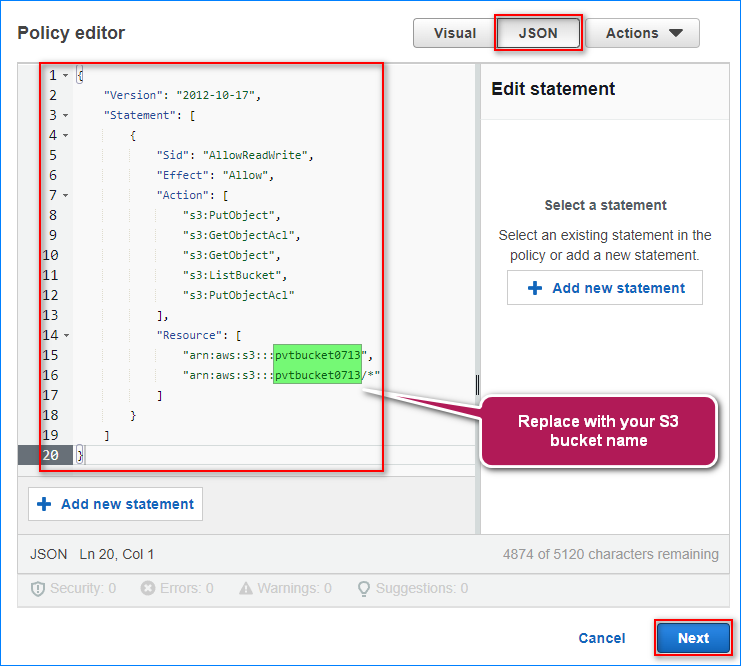 aws bucket acl