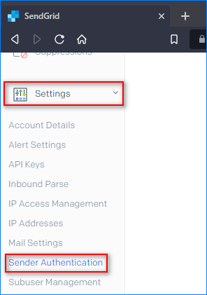 use sendgrid as smtp relay