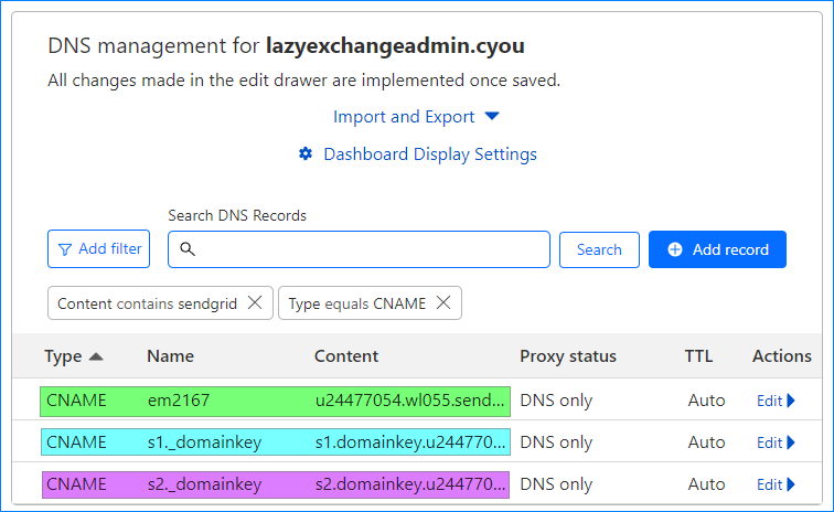 sendgrid smtp relay setup