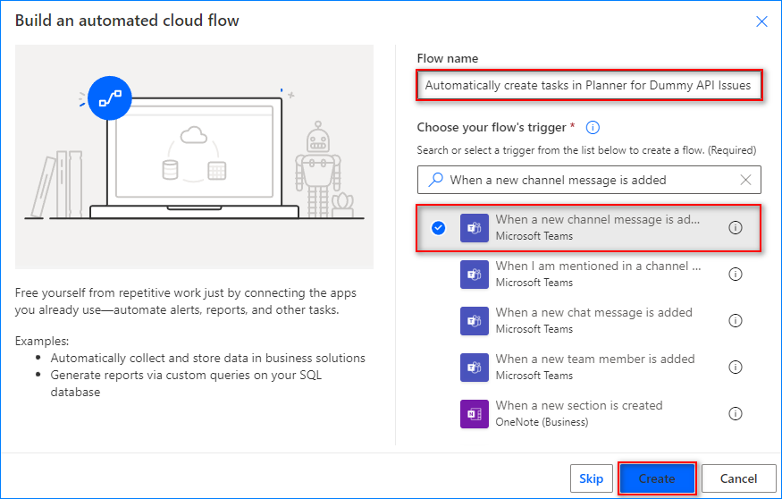 microsoft teams power automate