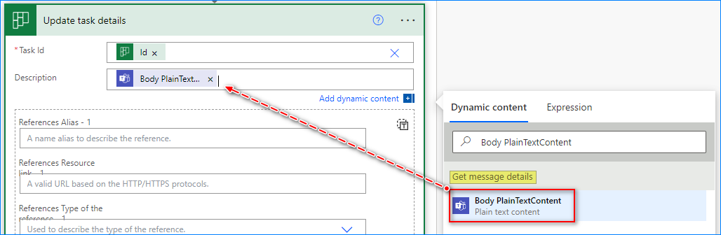 power automate teams planner