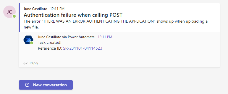 automation in microsoft teams