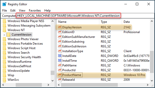 powershell check windows version