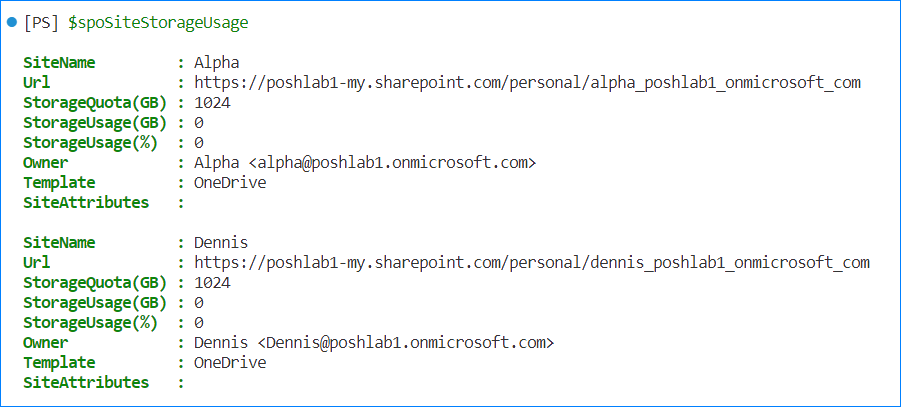 sharepoint storage metrics