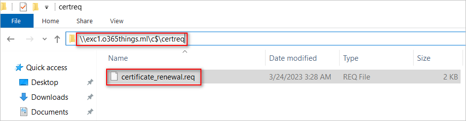 exchange ssl certificate renewal