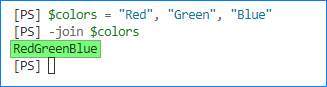 string concatenation powershell