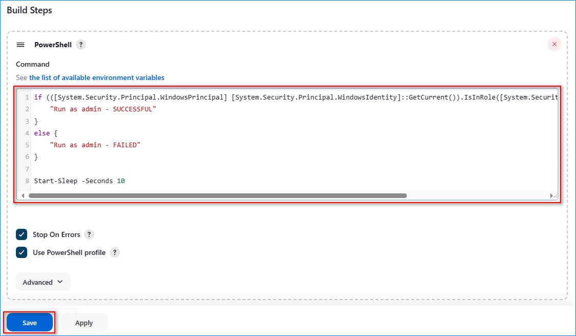 how to run powershell script as administrator