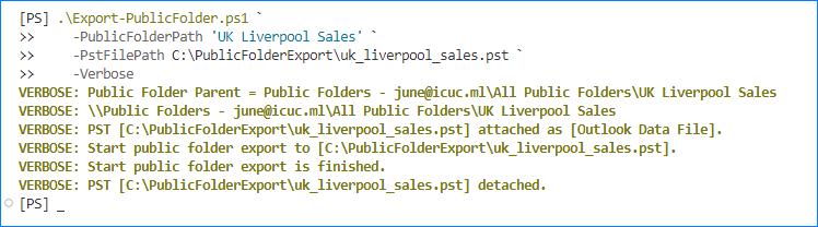 exchange export mailbox to pst