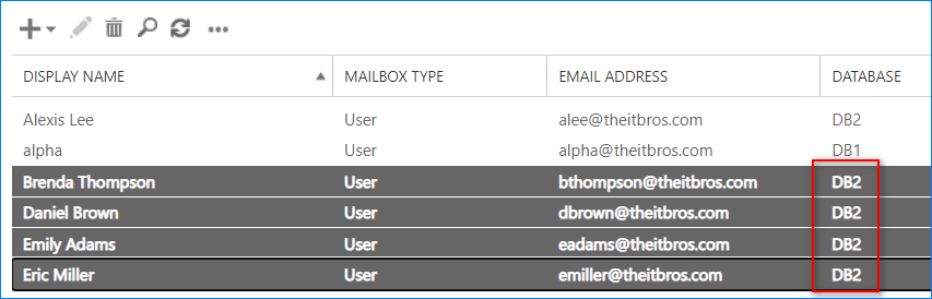 move exchange database