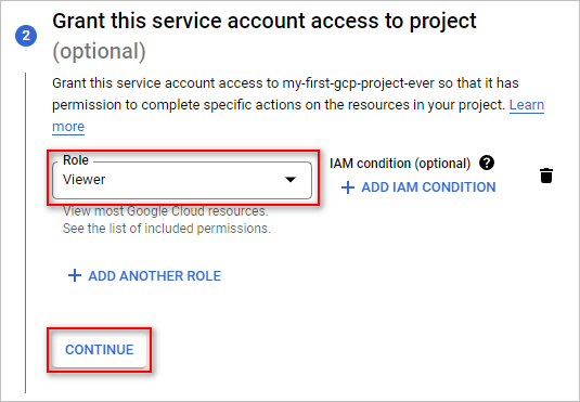 Google Cloud CLI grant access