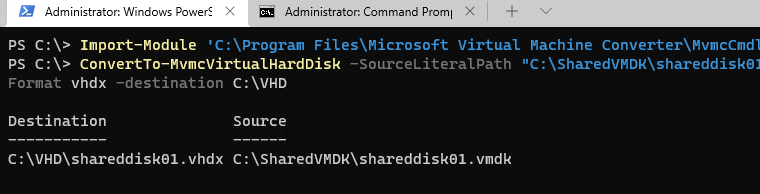 vmdk to hyper-v