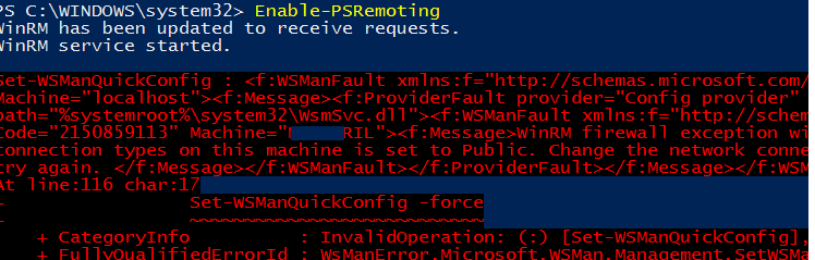 run powershell script on remote computer