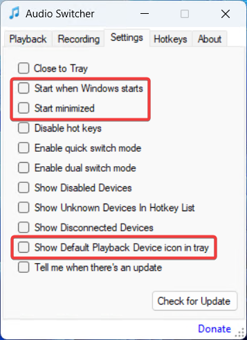 autohotkey change sound device