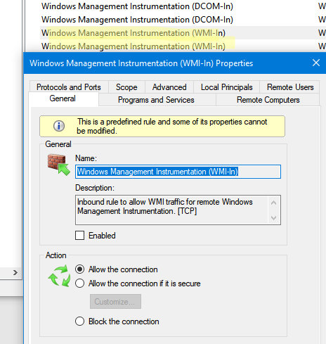 windows management instrumentation service