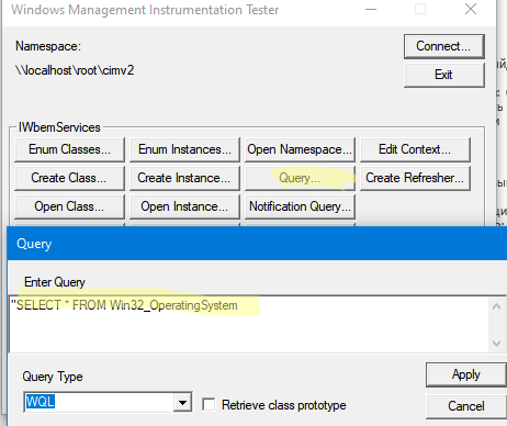 windows instrumentation management service