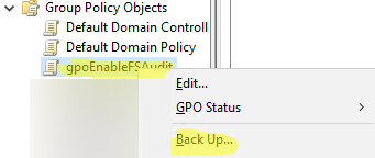 export all group policies