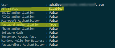 powershell check mfa status
